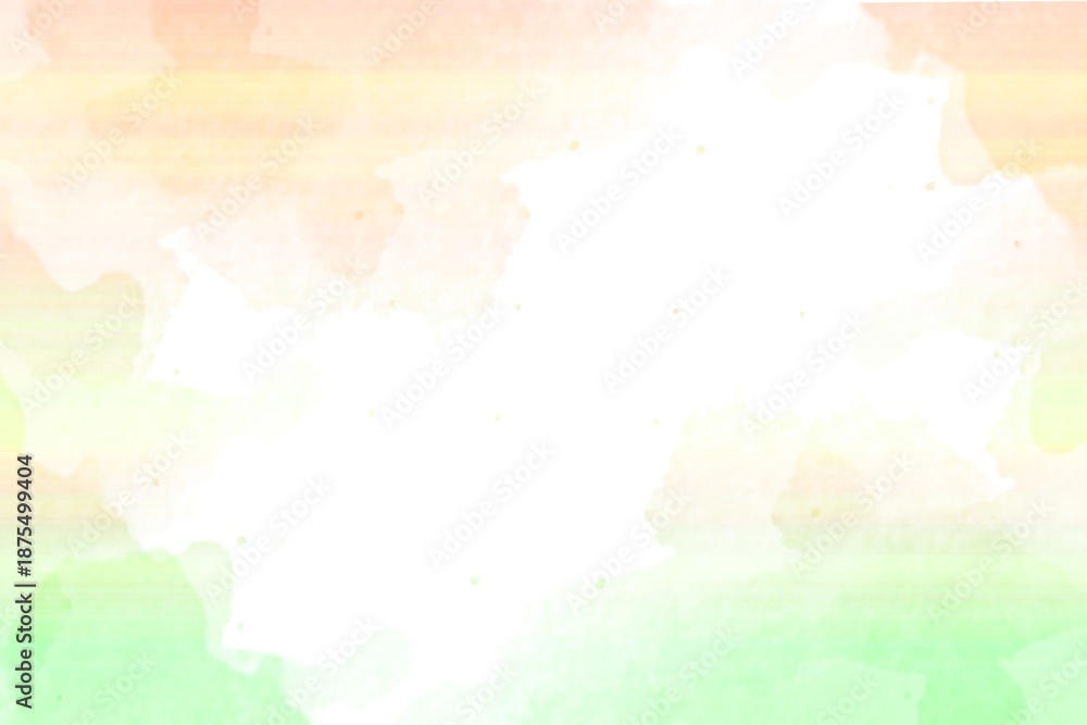 Obraz premium Elegant Pastel Multicolor Watercolor Decorative Element on Transparent PNG