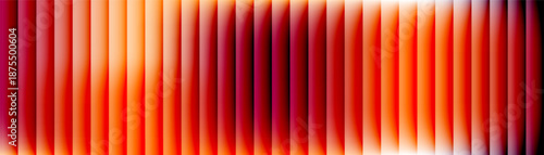 Peach and magenta gradient with striped glass structure. Soft and saturated colors create a dreamy futuristic texture. The colors transition smoothly creating a soft and visually harmonious appearance