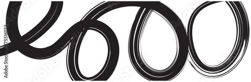 Abstract black brush strokes background texture. Bright abstract background with bold black paint brush strokes, conveying energy, creativity, summer mood, and modern artistic expression.

