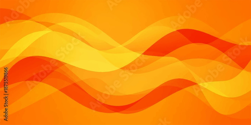 An artistic abstract background vector illustration featuring orange and yellow gradient waves with elegant curved lines and a textured gold light pattern for a modern energy concept wallpaper design