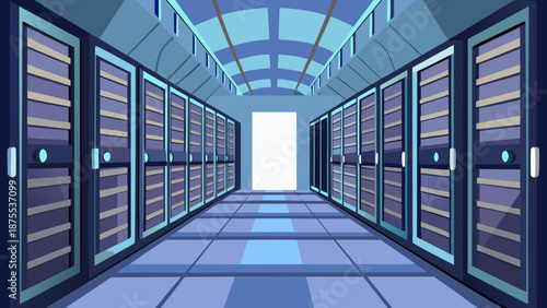 computer network server room