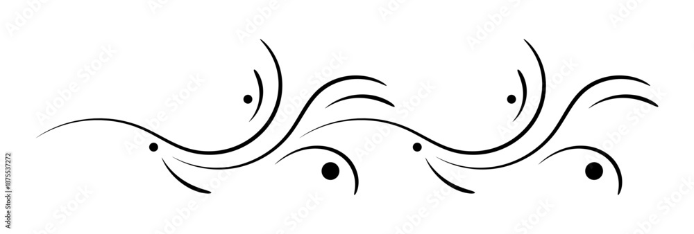 Fototapeta premium Elegant black border-frame. Royal decorative element for a design, banner, postcard, project, clipart. Aesthetic ornament, pattern. Flat vector illustration. Isolated on a white or PNG background.