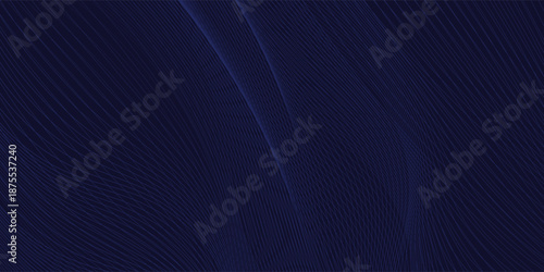 Premium background with diagonal dark blue lines pattern. Vector horizontal template for contemporary formal invitation, prestigious gift certificate, digital luxury business banner, luxury voucher.