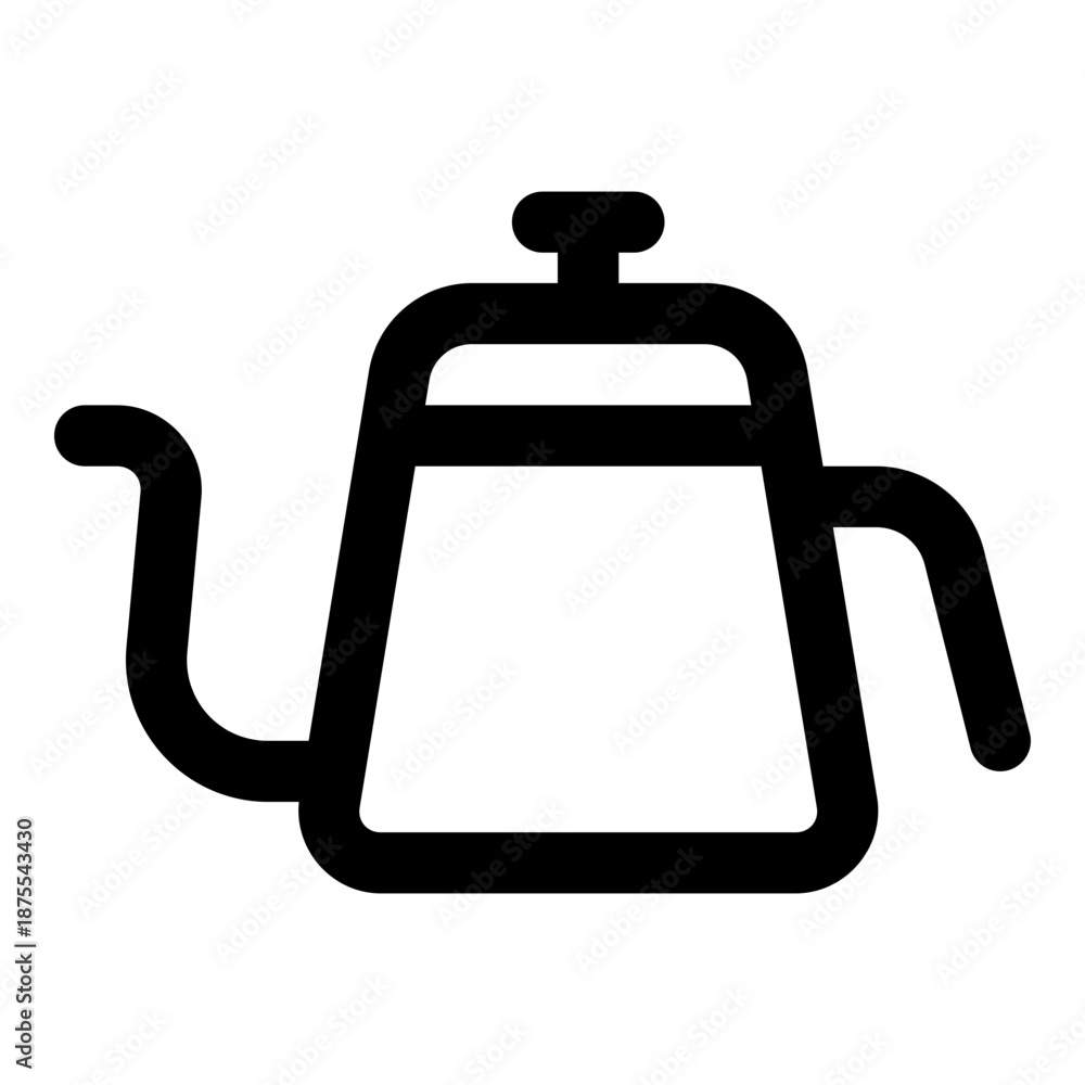 Obraz premium coffee kettle icon