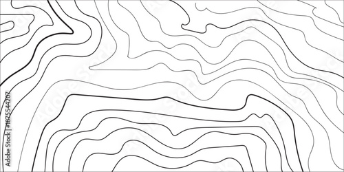 Contour background. Topographic map pattern background. Abstract wavy lines background. Background with topographic contours. Topographic contour map.