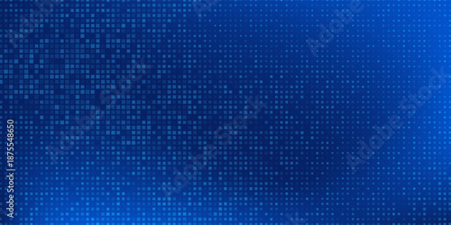 Abstract Finance Digital Business Background. Fintech Technology or Science Research Presentation Backdrop. Digital Crypto Business Vector Illustration.