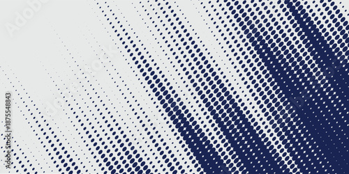 Abstract halftone wave dots background. Futuristic twisted grunge pattern, dots, circles. Vector modern optical pop art texture for posters, business cards and etc