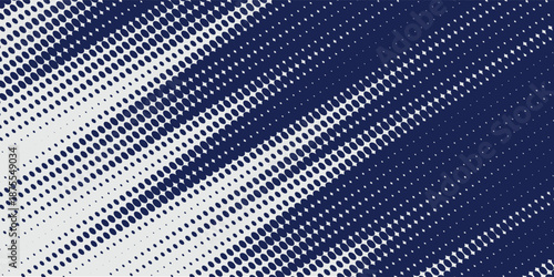 Abstract halftone wave dots background. Futuristic twisted grunge pattern, dots, circles. Vector modern optical pop art texture for posters, business cards and etc