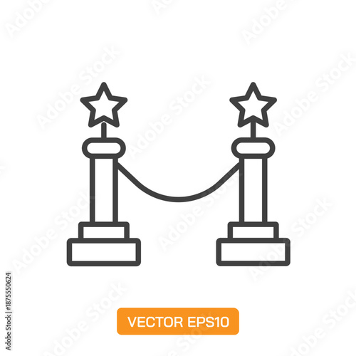 VIP Icons. Thin Line Symbol Elements Collection.