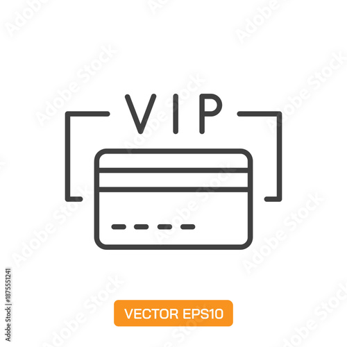 VIP Icons. Thin Line Symbol Elements Collection.