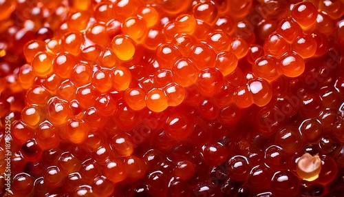 Red Caviar Closeup Of Salmon Fish Roe Caviar Delicatessen Texture Of Trout Caviar Chum Salmon Caviar Macro Shot