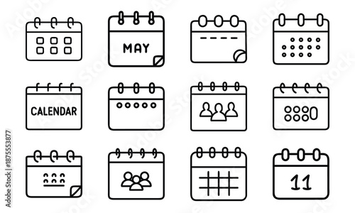 Versatile Lifestyle Icon Set Featuring Fitness Dumbbells, Blood Pressure Monitor, Calendar, Kitchen Utensils, Electric Kettle, First Aid Kit, and Decorative Tableware Collage