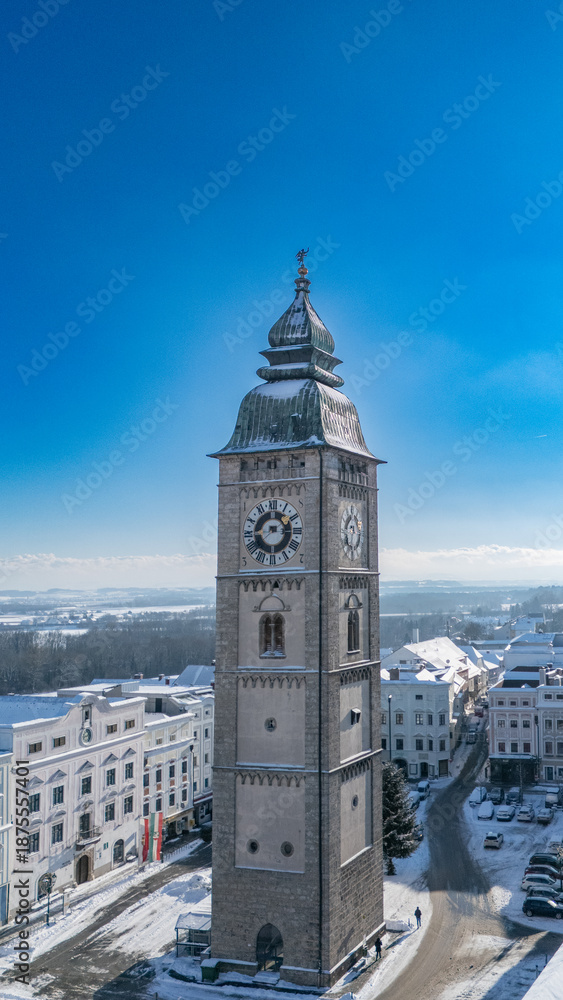 Fototapeta premium Winterliche Stadtansichten von Enns