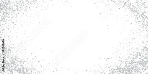 Abstract grunge background with black ink splashes and frame