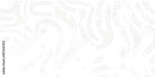 Modern Abstract Halftone Dot Pattern Background. Minimalist Wavy Monochromatic Swirl Texture. Vector ilustration, eps10.