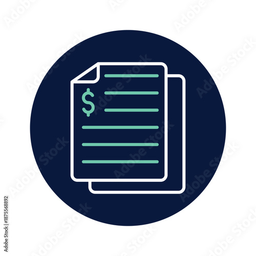 Business Paper vector, pixel perfect, illustrator file 
