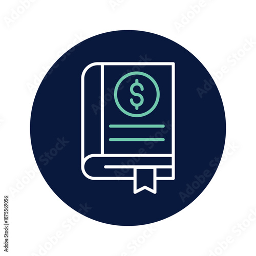 Finance Book vector, pixel perfect, illustrator file 
