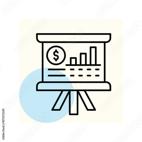 Finance Presentation vector, pixel perfect, illustrator file 
