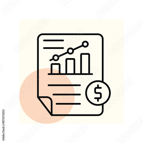 Money Report vector, pixel perfect, illustrator file 
