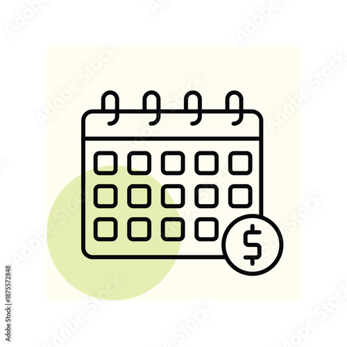 Payment Reminder vector, pixel perfect, illustrator file 
