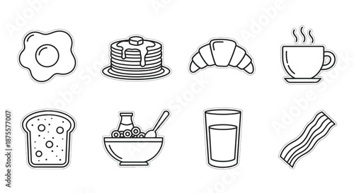 Classic breakfast items