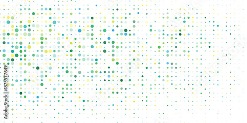 Roundomus dotted halftone gradient texture. Vanishing polka dot background. Repeating dots gradation pattern modern