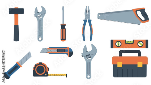 Assorted Hand Tools and Equipment.