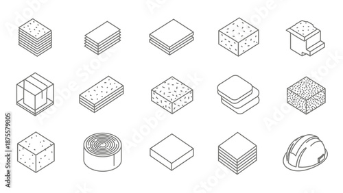 Various 3D Geometric Shapes and Objects.