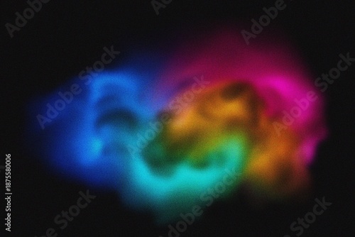Abstract Colorful  Cloud Background
