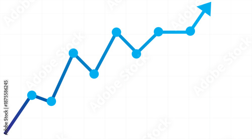 RISING GROWTH GRAPHIC OF BUSINESS
