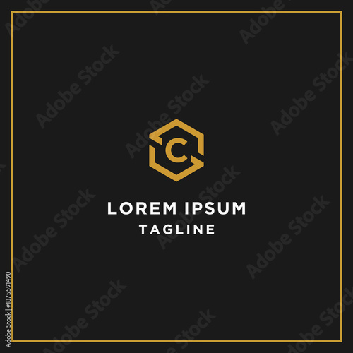 sc or cs hexagon logo