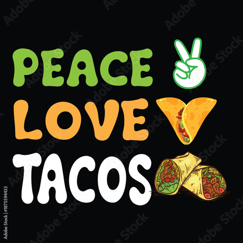 Funny Taco Character Vector Retro vintage T shirt design.