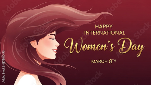 International women's day celebration illustration