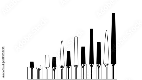 Collection of Various Nail Files and Tools.