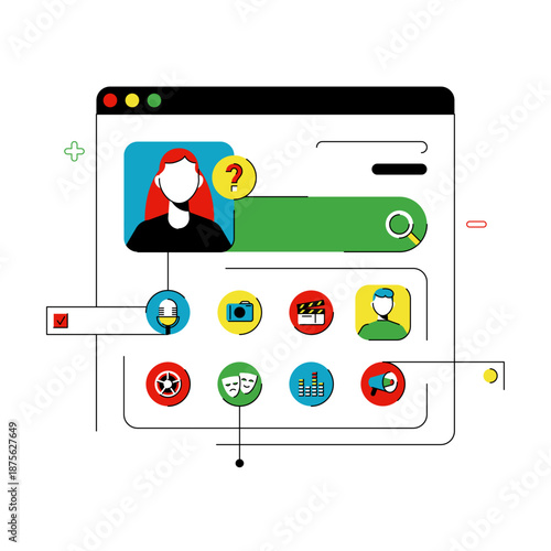 Browser Window x Dashboard x User Interface