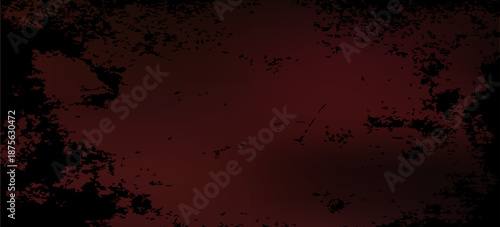 High-resolution red and black grunge background with intense texture effects