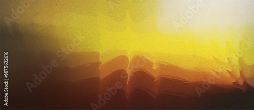 Black gold golden yellow orange copper abstract background. Geometric shape. Line stripe angle facet 3D. Rough grain noise. Gradient. Light bright neon fire glitter shine. Design. Copy space. Template