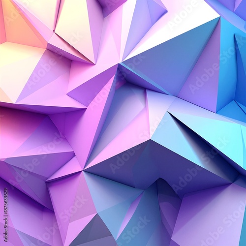 A vibrant background filled with an array of geometric shapes, including circles, triangles, and squares, in a spectrum of bright colors like red, blue, and yellow.