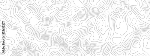 Abstract pattern with lines seamless pattern and topography. sea map and mounted map area space geometrics line technology topo landscape grid map discovery area. Modern design white background.