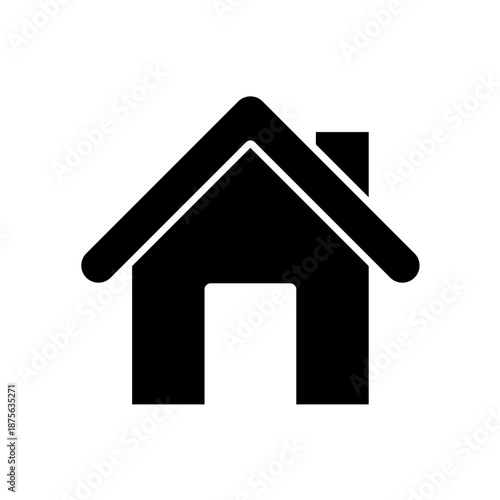 home icon on a white background