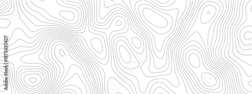 Abstract pattern with lines seamless pattern and topography. sea map and mounted map area space geometrics line technology topo landscape grid map discovery area. Modern design white background.