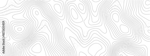 Abstract pattern with lines seamless pattern and topography. sea map and mounted map area space geometrics line technology topo landscape grid map discovery area. Modern design white background.