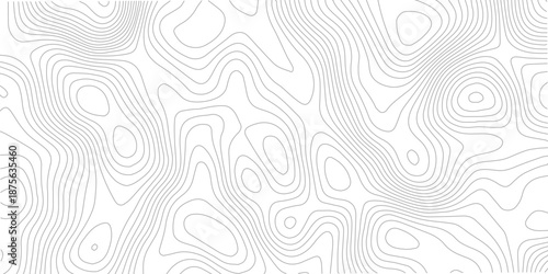 Abstract pattern with lines seamless pattern and topography. sea map and mounted map area space geometrics line technology topo landscape grid map discovery area. Modern design white background.