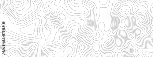 Abstract pattern with lines seamless pattern and topography. sea map and mounted map area space geometrics line technology topo landscape grid map discovery area. Modern design white background.