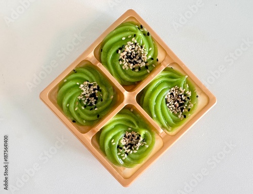 Thai dessert on the table