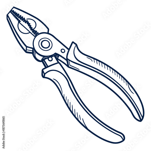Illustrated line pliers
