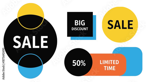 Extreme deal badge sticker for marketing and retail isolated on transparent background