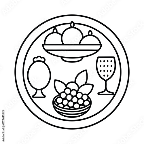 passover seder plate element