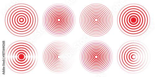 Ripple dot pattern circles with halftone gradients, concentric rings and radial designs for abstract graphics. Spiral formations, pointillism textures and geometric bursts for minimalist digital art