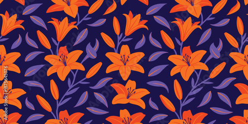 A vibrant repeating pattern...